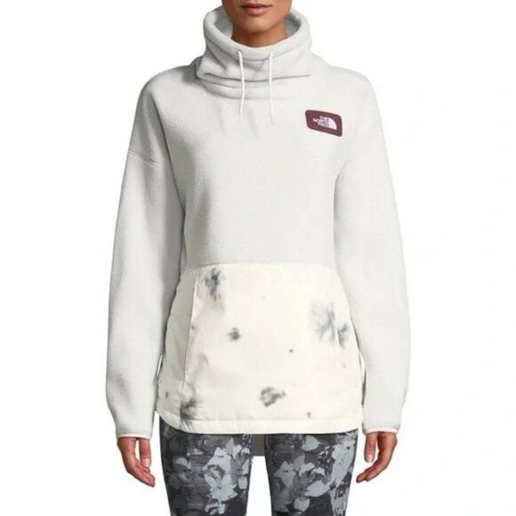 The North Face Riit Fleece Cowl-Neck Pullover Sweater Womens Size Medium - Picture 1 of 8